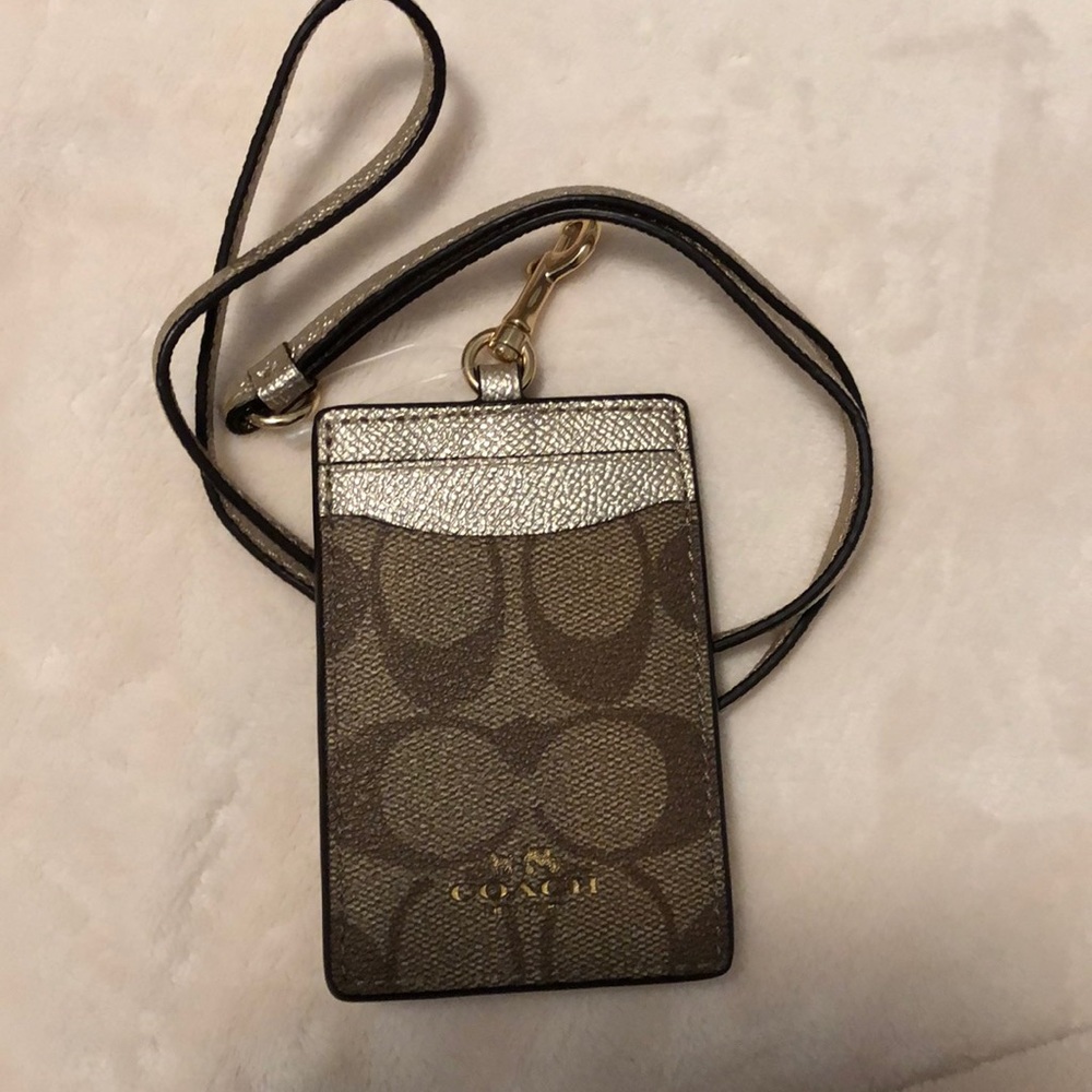 Coach Id lanyard